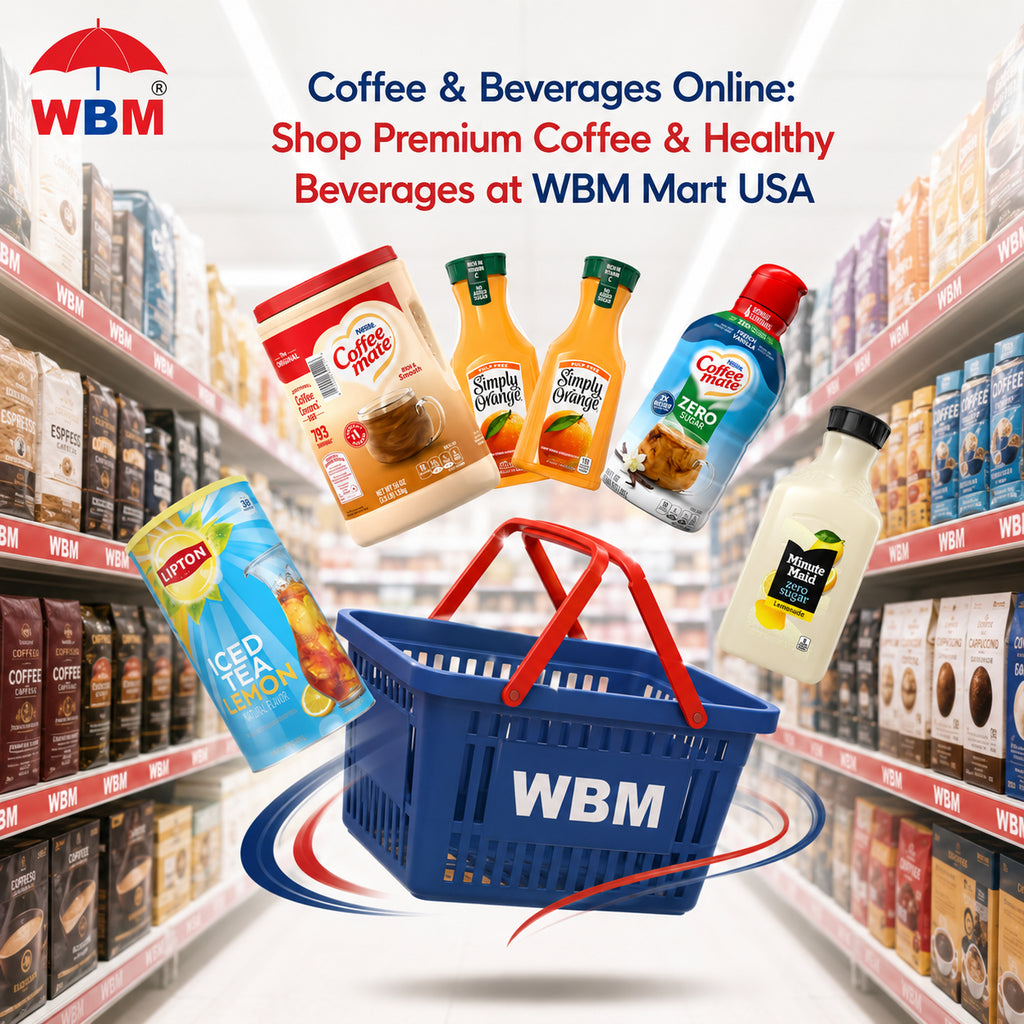 Coffee & Beverages Online: Shop Premium Coffee & Healthy Beverages at WBM Mart USA