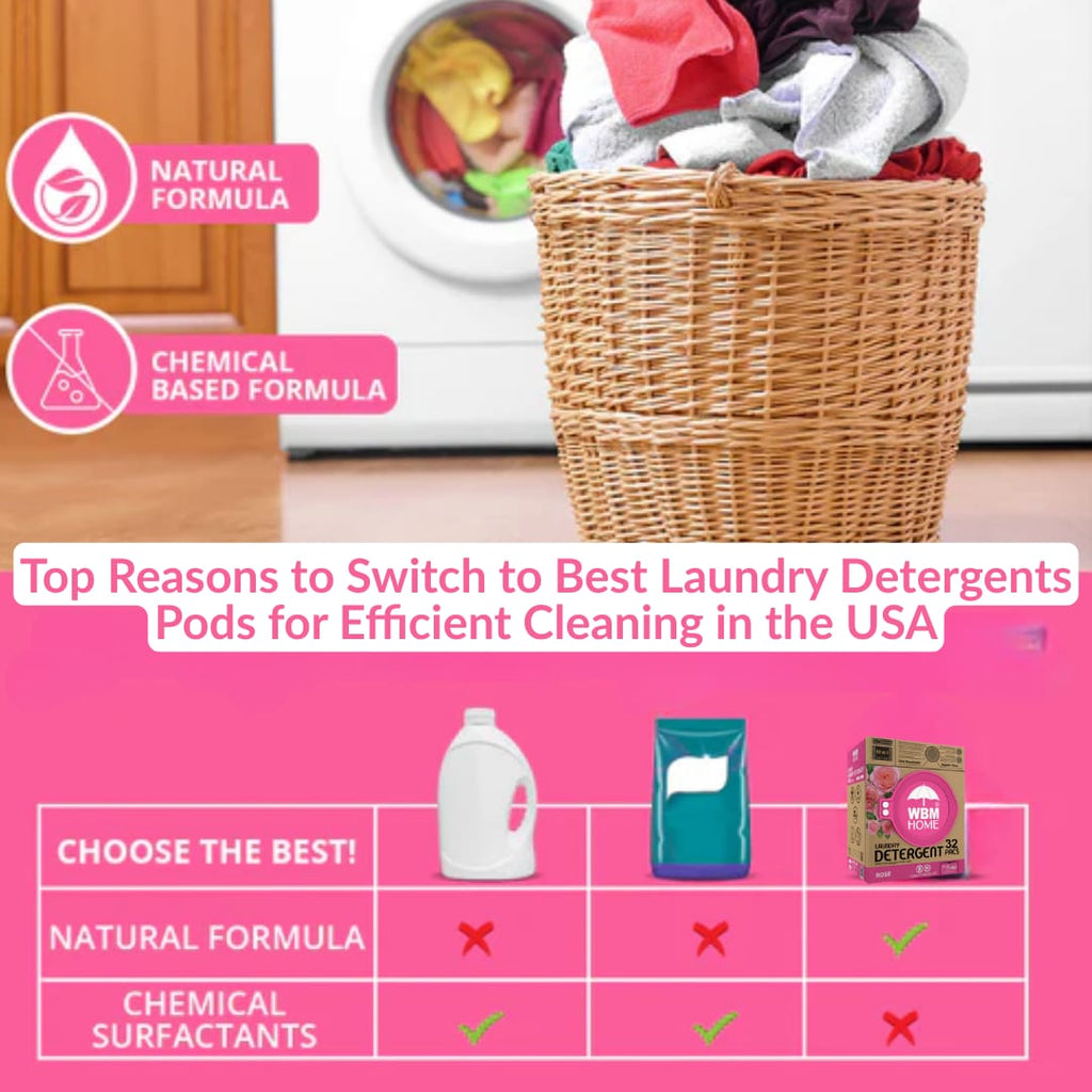 Top Reasons to Switch to Best Laundry Detergents Pods for Efficient Cleaning in the USA