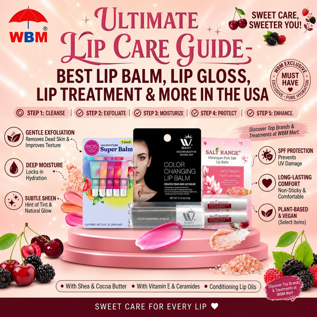 Ultimate Lip Care Guide- Best Lip Balm, Lip Gloss, Lip Treatment & More in the USA