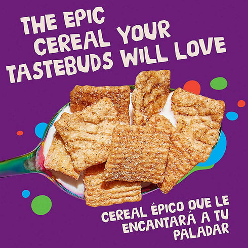 Cinnamon Toast Crunch Cereal, 49.5 oz - Crunchy, Cinnamon-Sugar Coated Squares, Bursting with Sweet Flavor, Perfect for Breakfast or Snacking