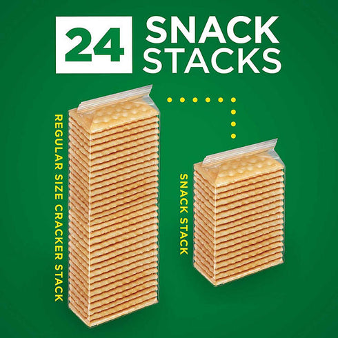 Premium Club Crackers, Snack Stacks, 24 pk