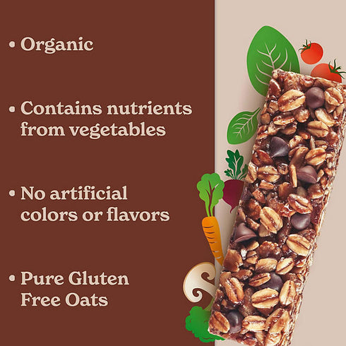 MadeGood Chocolate Chip Bars, 0.85 oz., 24 Pack - Soft, Chewy Granola Bars with Chocolate Chips, Single-Serve Packs