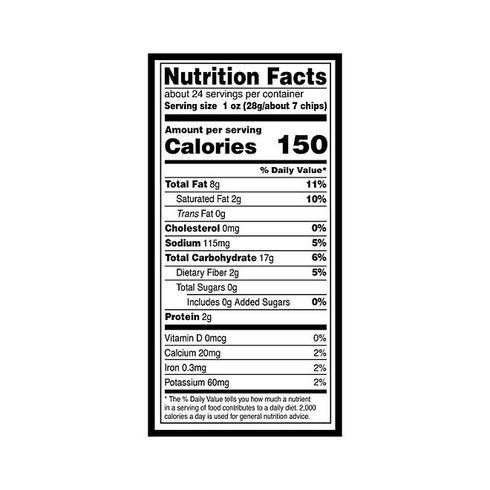 On The Border Cafe Style Tortilla Chips, 23.5 oz - Crispy, Large Bag, Authentic Flavor