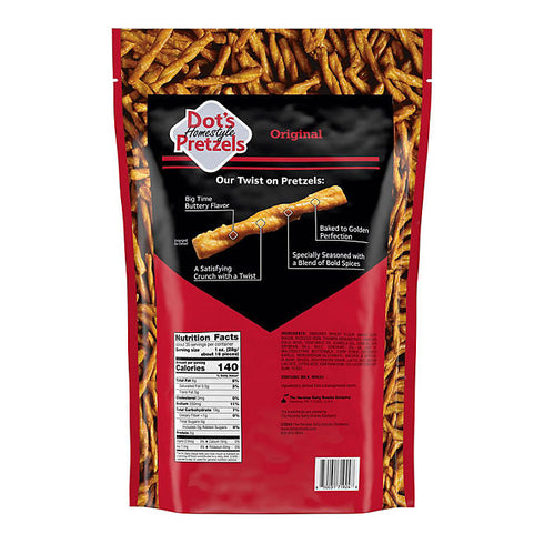 Premium Pretzels Original Seasoned Pretzel Twists, 35 oz - Crunchy, Savory Twists