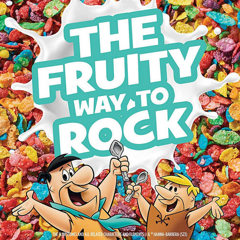 Fruity Pebbles Cereal, 46.5 oz - Colorful, Fruity Flavor, Perfect for Breakfast or Snacking, Family-Size Box, Made with Whole Grain for a Fun Start