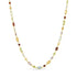 Multi-Gemstone Station Necklace in 14K Gold