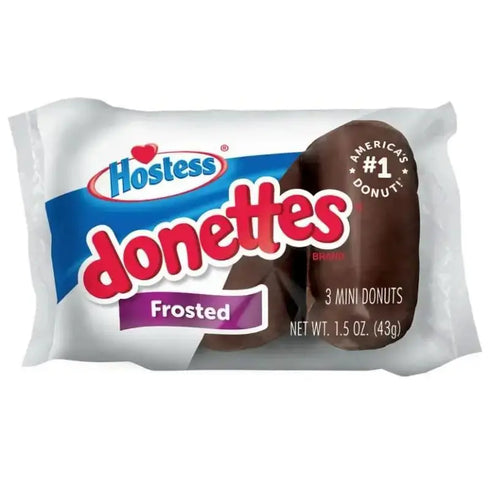 Hostess Donettes Variety Pack Donuts, Snack Size, 1.5 oz - 16 Pack