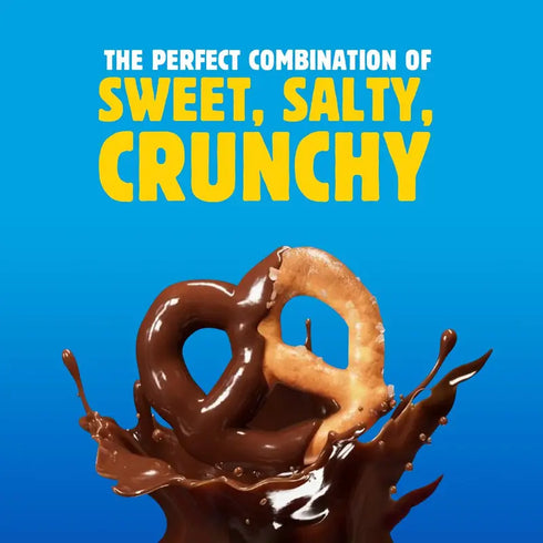 Premium Milk Chocolate Covered Pretzels, 24 oz -Sweet & Salty Treat