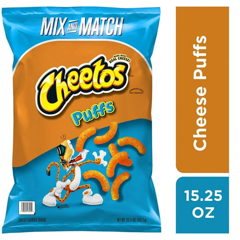 Cheetos Puffs Cheese Snacks, 15.25 oz