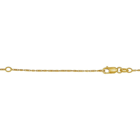 0.75 CT Dancing Diamond Pendant Necklace in 14K Two-Tone Gold