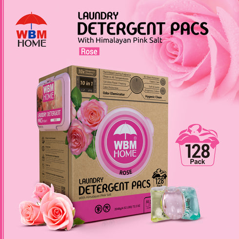 WBM Laundry Detergent Pods | Luxury Rose Scent