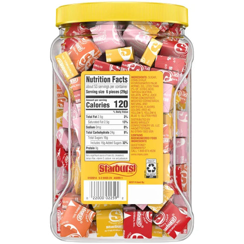 Starburst Original Fruity Chewy Candy, 54 oz.