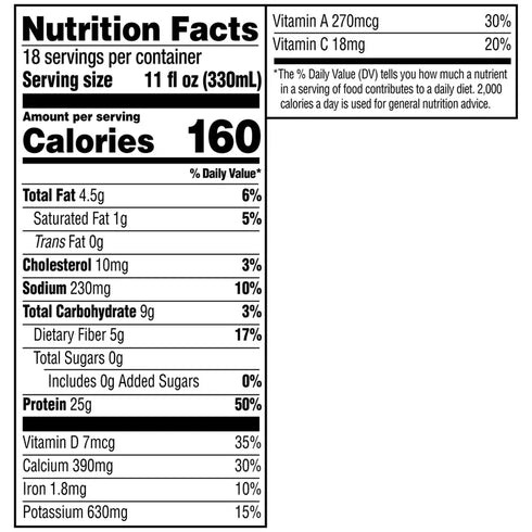 18-pack, Each 11 fl oz - Muscle Milk Genuine Protein Shake, 25g Protein, Non-Dairy, Chocolate, Ready-to-Drink Shake for Workout Recovery & Meal Replacement