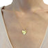 Diamond Cut Swiss Heart Pendant Necklace in Solid 14K Gold