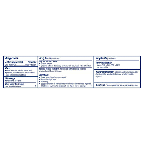 Desitin Baby Diaper Rash Maximum Strength Original Paste, 3 pk./4.8 oz.