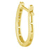 0.23 Carat Total Weight Diamond Hoop Earrings in 14K Gold