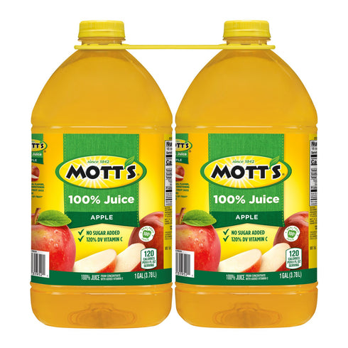 Mott's 100% Original Apple Juice, 2 pk./1 gal.