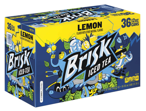 Lipton Brisk Lemon Iced Tea, 36 pk./12 oz.