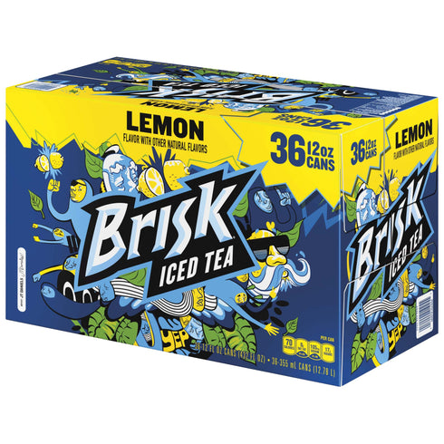 Lipton Brisk Lemon Iced Tea, 36 pk./12 oz.