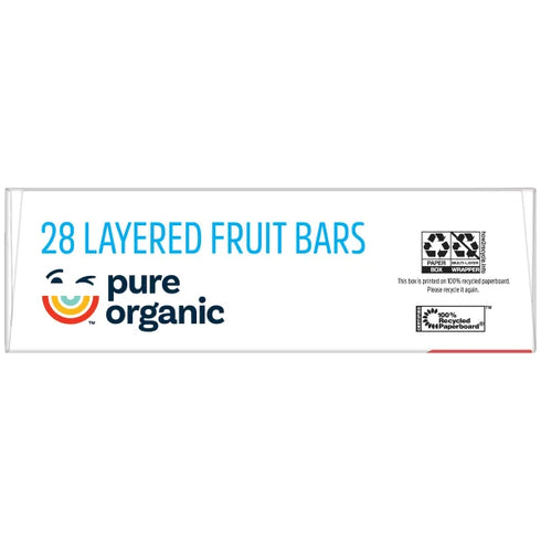Pure Organic Layered Fruit Bars, Variety Pack, 0.63 oz, 28-count