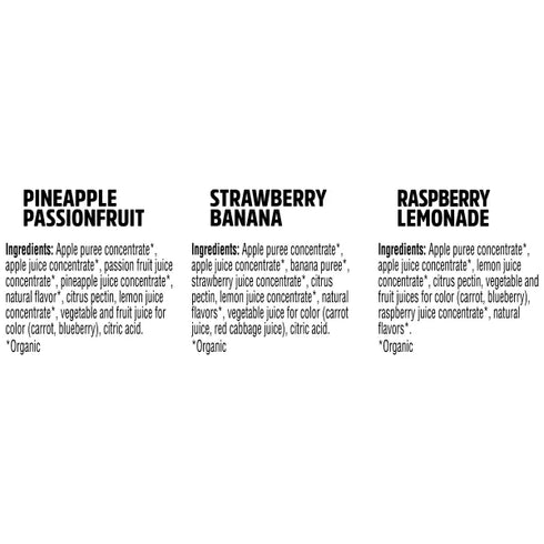 Pure Organic Layered Fruit Bars, Variety Pack, 0.63 oz, 28-count