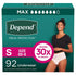 Depend Fresh Protection Incontinence & Postpartum Underwear for Women, Select A Size