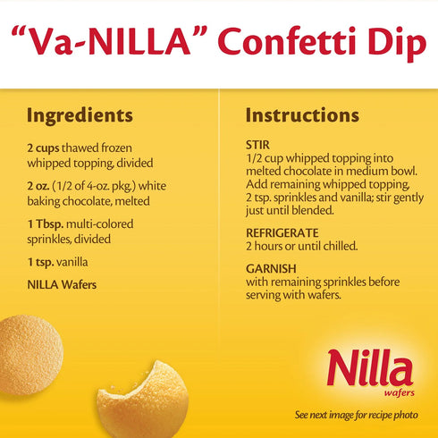Nilla Wafers Vanilla Wafer Cookies, 15 oz, 2 Pack