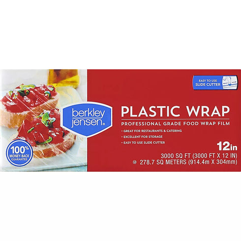 Berkley Jensen Plastic Film Wrap, 3000 sq. ft.