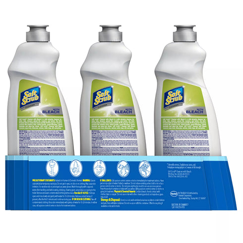 Soft Scrub Bleach Cleanser, 3 pk./36 oz.