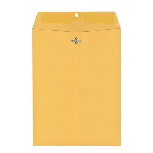 Ampad 9" x 12" Kraft Clasp Envelopes, Light Brown, 100 Count