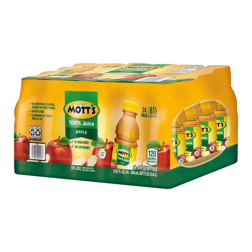 Mott's 100% Original Apple Juice, 24 pk./8 fl. oz.
