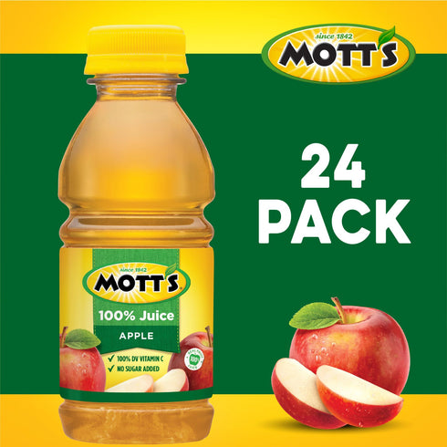 Mott's 100% Original Apple Juice, 24 pk./8 fl. oz.