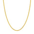 Diamond Cut Franco Chain Necklace in Solid 14K Gold