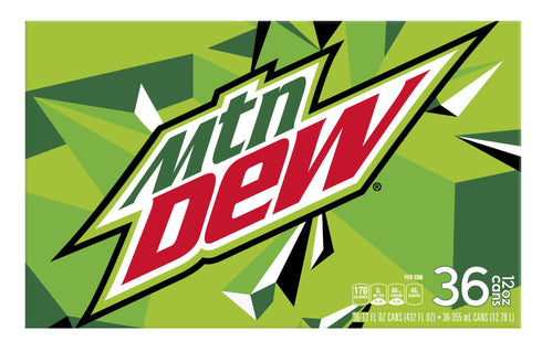 Mountain Dew Cans, 36 pk./12 oz.