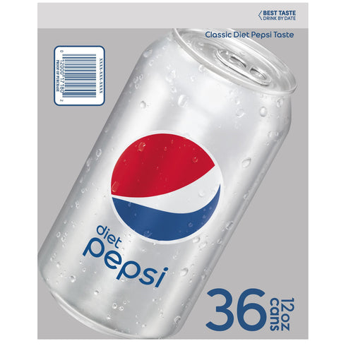 Diet Pepsi Cans, 36 pk./12 oz.