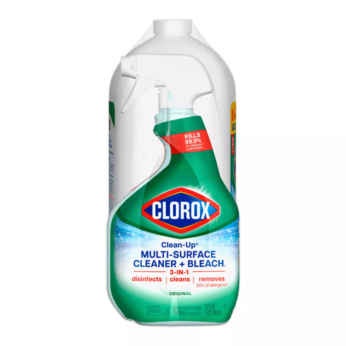 Clorox Clean-Up All Purpose Cleaner with Bleach with Refill - Original Scent, 32 oz. Spray/180 oz. Refill