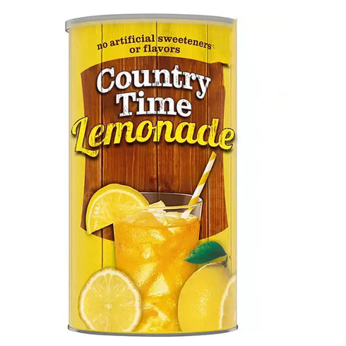 Country Time Powdered Lemonade Drink Mix, 82.5 oz - Refreshing, Tangy Lemonade Flavor, Easy to Mix, Perfect for Parties, Picnics, or Everyday Hydration