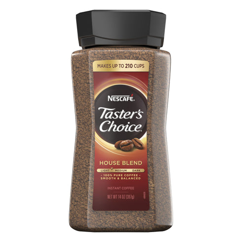 Nescafe Taster's Choice House Blend Instant Coffee, 14 oz.