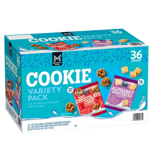 Members Mark Mini Cookies Variety Pack, 1 oz., 36 pk