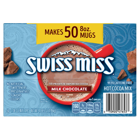 Swiss Miss Milk Chocolate Hot Cocoa Mix, 50 pk./1.38 oz.
