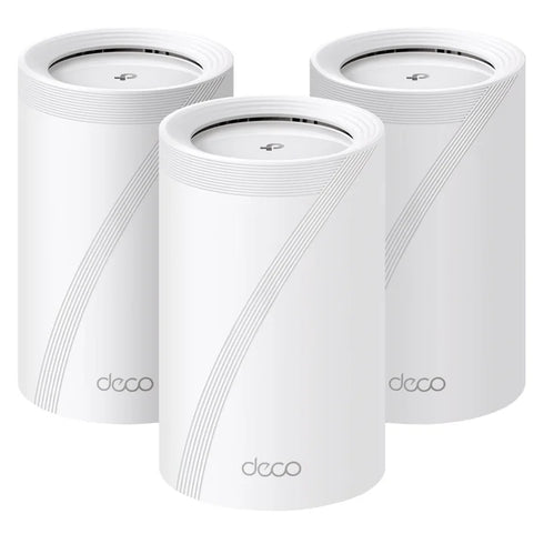TP-Link Deco BE11000 Wi-Fi 7 Tri-Band Mesh Wi-Fi System – Whole-Home Coverage, Ultra-Fast Speeds, 3-Pack