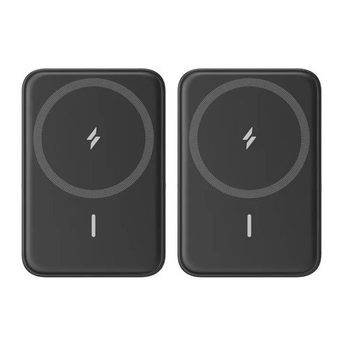 Anker MagGo Magnetic Wireless Power Bank 5,000mAh – MagSafe-Compatible, Portable Charger, 2-Pack