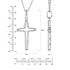 0.30 CT Round Cut Diamond Cross Pendant Necklace in 14K Gold