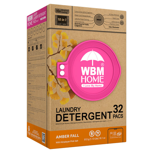 WBM Laundry Detergent Pods | Luxury Amber Fall Scent