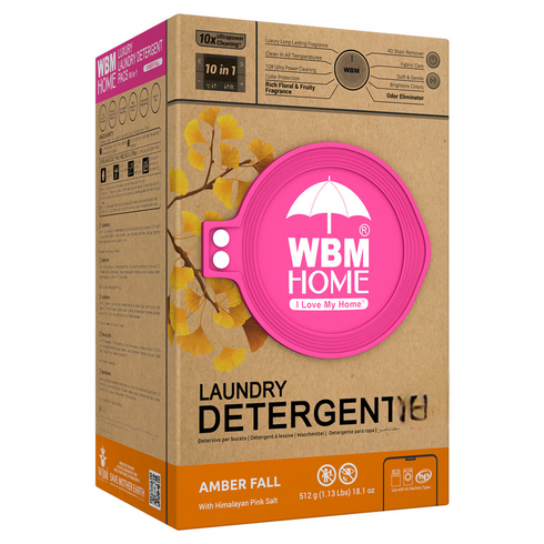 WBM Laundry Detergent Pods | Luxury Amber Fall Scent