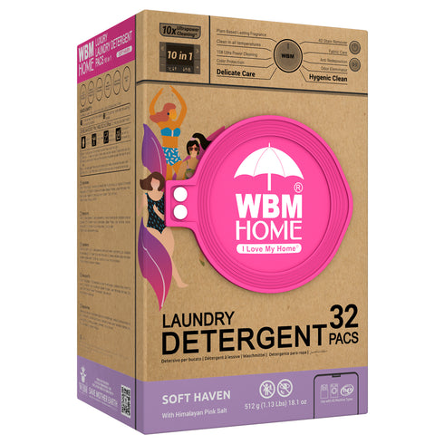 WBM Laundry Detergent Pods | Luxury Soft Haven Scent