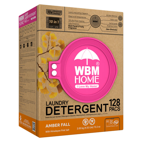 WBM Laundry Detergent Pods | Luxury Amber Fall Scent