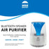 HEPA Air Purifier with Bluetooth Speaker - White | WBM SMART