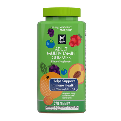Member’s Mark Adult Multivitamin Gummies, Assorted Fruit Flavors, 260 Count – Supports Overall Health & Wellness