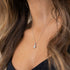0.23 CT Round Cut Diamond Pendant Necklace in 14K Gold